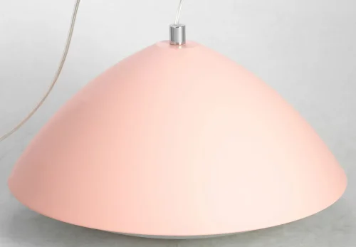 Светильник подвесной LED Aberdeen LSP-8228 Lussole розовый 1 лампа, основание хром в стиле современный  фото 2