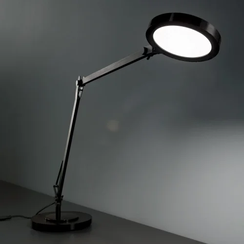 Настольная лампа FUTURA TL NERO Ideal Lux чёрная 1 лампа, основание чёрное металл в стиле минимализм современный  фото 2