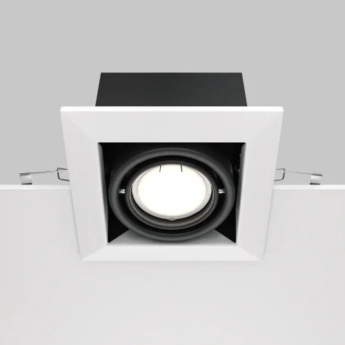 Светильник карданный Metal DL008-2-01-W Maytoni белый 1 лампа, основание белое в стиле современный  фото 5