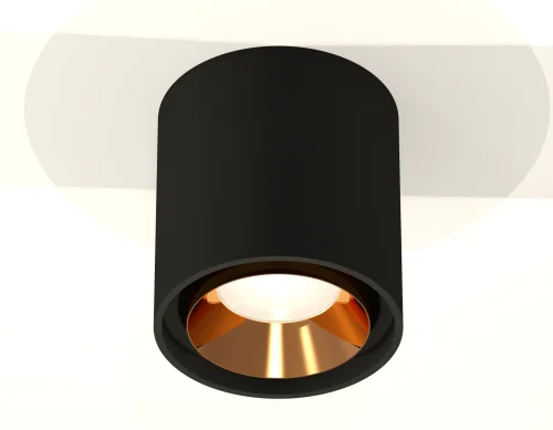 Светильник накладной Techno spot XS7723004 Ambrella light чёрный 1 лампа, основание чёрное в стиле хай-тек современный круглый фото 2