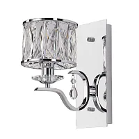 Бра Камилла 436020501 Chiaro прозрачный 1 лампа, основание хром в стиле классический 
