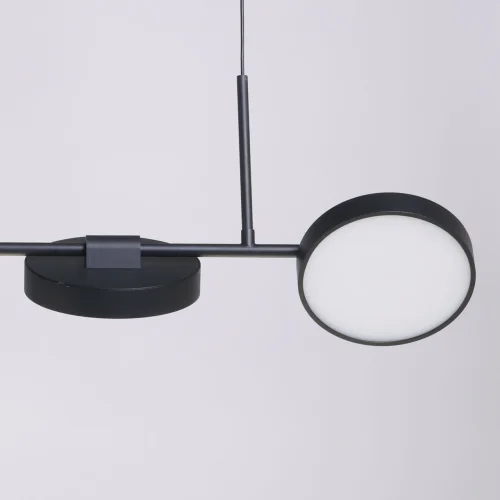 Светильник подвесной LED с пультом Гэлэкси 632017305 DeMarkt чёрный 1 лампа, основание чёрное в стиле хай-тек с пультом фото 9