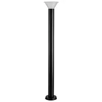 Парковый светильник LED PIATTO 379737 Lightstar уличный IP55 чёрный 1 лампа, плафон чёрный белый в стиле хай-тек LED
