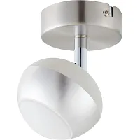 Спот с 1 лампой LED Doreen TL1241Y-01SN Toplight матовый никель белый LED в стиле современный хай-тек 