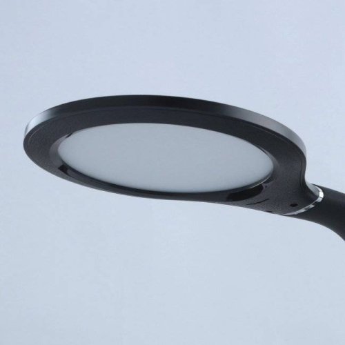 Настольная лампа LED Ракурс 631035501 DeMarkt чёрная 1 лампа, основание чёрное полимер в стиле современный хай-тек  фото 6