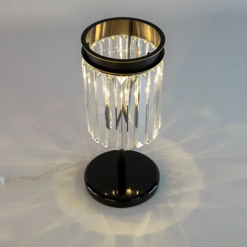 Настольная лампа Мартин CL332811 Citilux прозрачная 1 лампа, основание коричневое металл в стиле классический современный лофт  фото 5