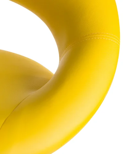 Стул барный 5001-LM MIRA,  цвет сиденья желтый, цвет основания хром Dobrin, жёлтый/экокожа, ножки/металл/хром, размеры - 790*1020***535*470 фото 7