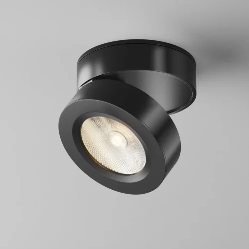 Светильник накладной LED Alivar C022CL-L7B Maytoni чёрный 1 лампа, основание чёрное в стиле современный круглый фото 4