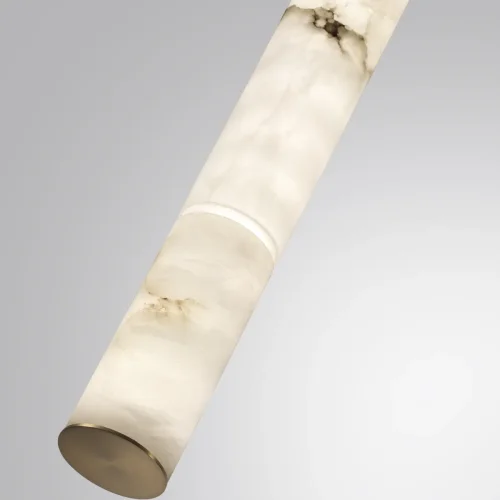 Светильник подвесной LED Marbella 6674/15L Odeon Light белый 1 лампа, основание латунь в стиле современный трубочки фото 6