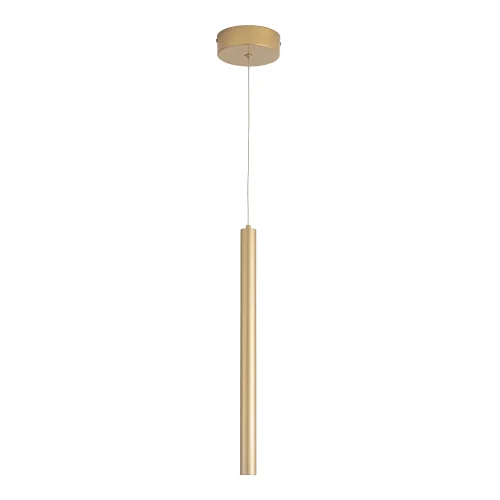 Светильник подвесной LED ST613.213.06 ST-Luce золотой 1 лампа, основание золотое в стиле хай-тек трубочки