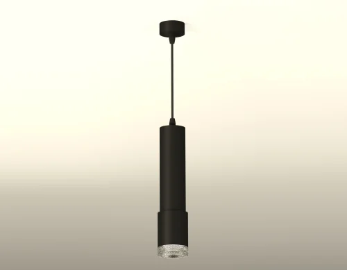 Светильник подвесной XP7422001 Ambrella light чёрный 1 лампа, основание чёрное в стиле хай-тек современный трубочки фото 2
