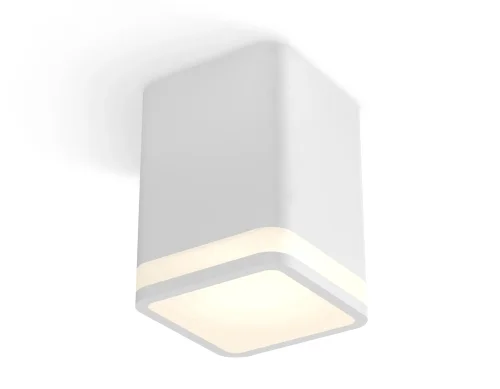 Светильник накладной Techno Spot XS XS7812020 Ambrella light белый 1 лампа, основание белое в стиле современный хай-тек квадратный фото 2