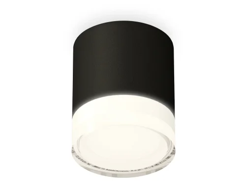 Светильник накладной Techno spot XS7402033 Ambrella light чёрный 1 лампа, основание чёрное в стиле современный хай-тек круглый