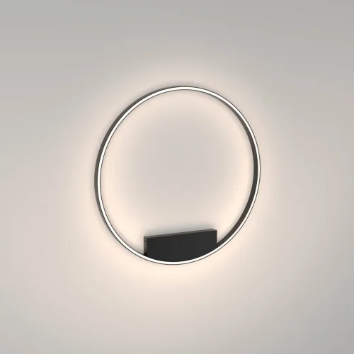 Светильник потолочный LED Rim MOD058CL-L50BK Maytoni чёрный 1 лампа, основание чёрное в стиле минимализм современный  фото 4