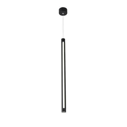 Светильник подвесной LED Lamba 3079-1P Favourite белый 1 лампа, основание чёрное в стиле современный хай-тек 