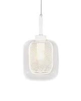 Светильник подвесной Bessa LDP 11337 WT Lumina Deco прозрачный белый 1 лампа, основание белое в стиле современный лофт 