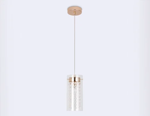 Светильник подвесной TR3660 Ambrella light прозрачный 1 лампа, основание золотое в стиле классический современный  фото 6