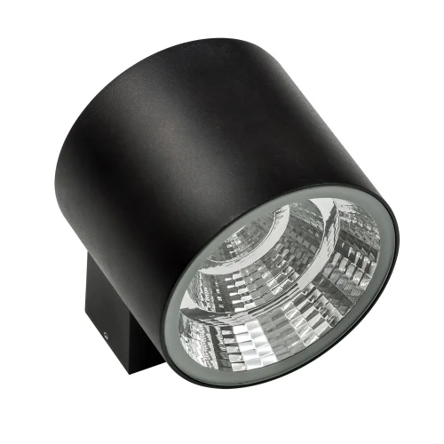 Настенный светильник LED Paro 370672 Lightstar уличный IP65 чёрный 1 лампа, плафон чёрный в стиле хай-тек LED