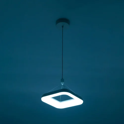 Светильник подвесной LED Паркер CL225B210 Citilux белый 1 лампа, основание белое в стиле современный квадраты фото 3