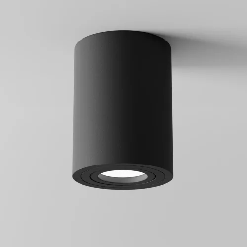 Светильник накладной Alfa C016CL-01B Maytoni чёрный 1 лампа, основание чёрное в стиле современный круглый фото 2