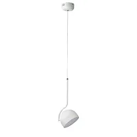 Светильник подвесной LED Arlo 6501/10L Lumion белый 1 лампа, основание белое в стиле минимализм 