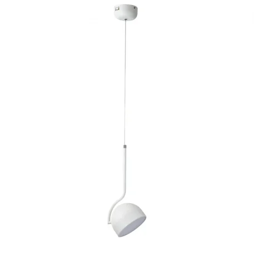 Светильник подвесной LED Arlo 6501/10L Lumion белый 1 лампа, основание белое в стиле минимализм 
