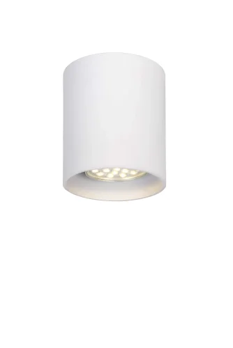 Светильник накладной BODI 09100/01/31 Lucide белый 1 лампа, основание белое в стиле современный круглый