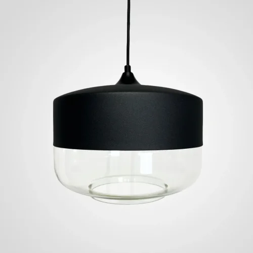 Светильник подвесной NORD D D25 Black/Transparent 190506-26 ImperiumLoft прозрачный 1 лампа, основание чёрное в стиле современный  фото 13