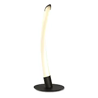 Настольная лампа LED Armonia 6799 Mantra белая 1 лампа, основание чёрное металл в стиле хай-тек современный 