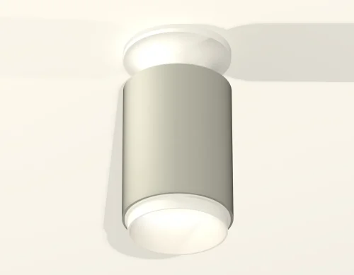 Светильник накладной Techno spot XS6314060 Ambrella light серый 1 лампа, основание серое белое в стиле современный круглый фото 2