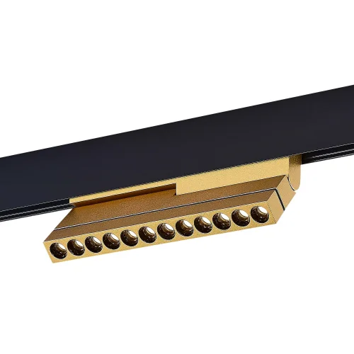 Трековый светильник магнитный LED St805 ST805.236.12 ST-Luce золотой для шинопроводов серии Skyline 48