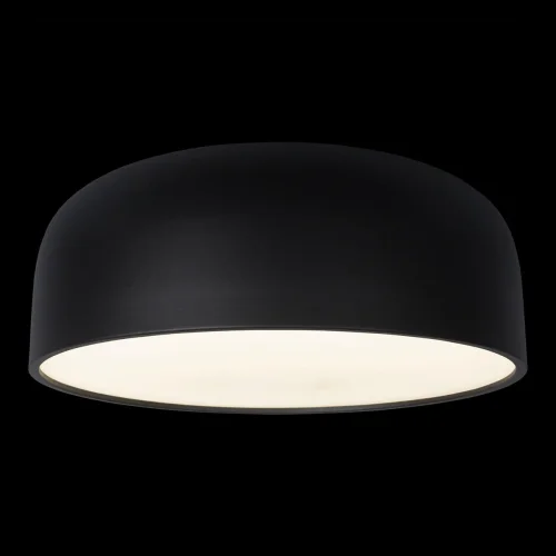 Светильник потолочный LED Axel 10201/480 Black LOFT IT белый чёрный 1 лампа, основание чёрное в стиле современный  фото 2
