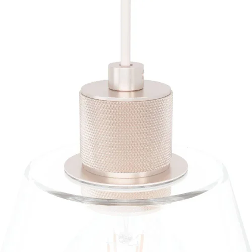 Светильник подвесной Copley 43631 Eglo прозрачный 1 лампа, основание розовое в стиле современный  фото 4