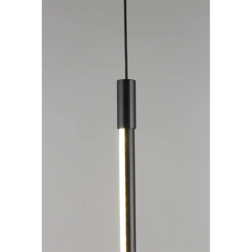 Светильник подвесной LED Gabi APL.0124.06.15 Aployt чёрный 1 лампа, основание чёрное в стиле современный трубочки фото 2