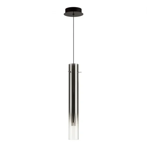 Светильник подвесной LED Shiny 5061/5L Odeon Light чёрный 1 лампа, основание чёрное в стиле современный трубочки