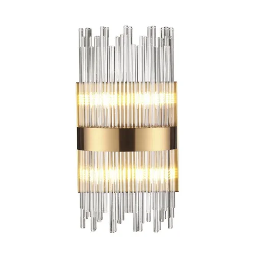 Бра Focco 4722/4W Odeon Light прозрачный на 4 лампы, основание бронзовое в стиле современный 
