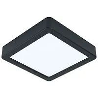 Светильник накладной LED Fueva 5 99243 Eglo белый 1 лампа, основание чёрное в стиле современный квадратный