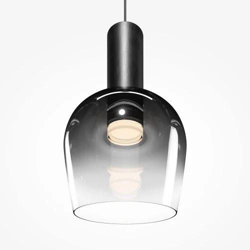 Светильник подвесной LED Smart Casual MOD414PL-L7B3K Maytoni серый чёрный 1 лампа, основание чёрное в стиле современный  фото 2