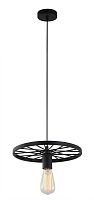 Светильник подвесной лофт Vanessa TL1201H-01BK Toplight без плафона чёрный 1 лампа, основание чёрное в стиле лофт 