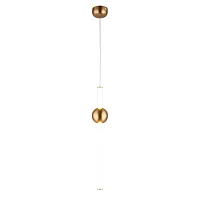 Светильник подвесной LED Zhozefin APL.038.06.20 Aployt белый 1 лампа, основание бронзовое в стиле современный 