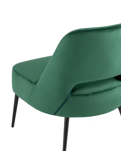 Кресло лаунж Бостон велюр зелёный УТ000036648 Stool Group, зелёный/велюр, ножки/металл/чёрный, размеры - *780***730*600мм фото 6