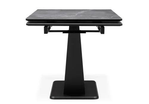 Керамический стол Кели 140(200)х80х76 серый мрамор / черный 532395 Woodville столешница серая мрамор из керамика фото 6