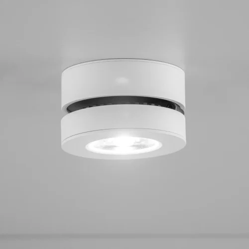 Светильник накладной LED Стамп CL558030N Citilux белый 1 лампа, основание белое в стиле хай-тек современный круглый фото 3