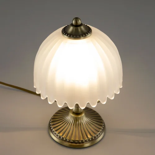 Настольная лампа Севилья CL414813 Citilux белая 1 лампа, основание бронзовое металл в стиле классический  фото 7