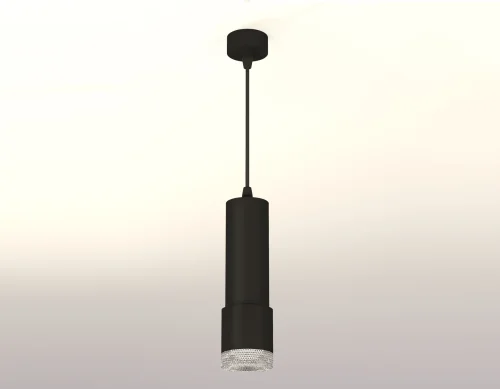 Светильник подвесной XP7402001 Ambrella light чёрный 1 лампа, основание чёрное в стиле хай-тек современный трубочки фото 2