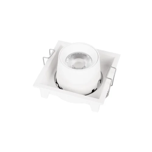 Светильник точечный LED Flash 10319/B White LOFT IT белый 1 лампа, основание белое в стиле современный хай-тек квадратный фото 5