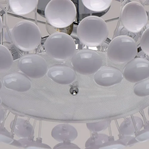 Светильник потолочный Виола 298013005 MW-Light белый 5 ламп, основание хром в стиле современный  фото 5