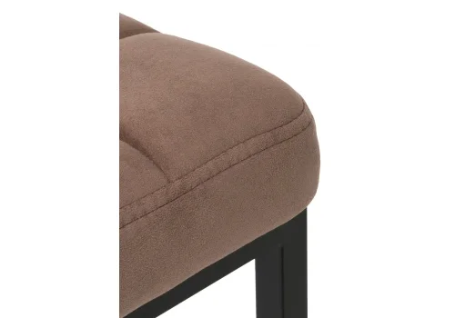 Барный стул Лофт ткань катания корица / черный матовый 432934 Woodville, коричневый/ткань, ножки/металл/чёрный, размеры - ****350*350 фото 7