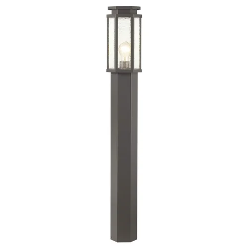 Парковый светильник GINO 4048/1F Odeon Light уличный IP44 серый 1 лампа, плафон прозрачный в стиле современный E27