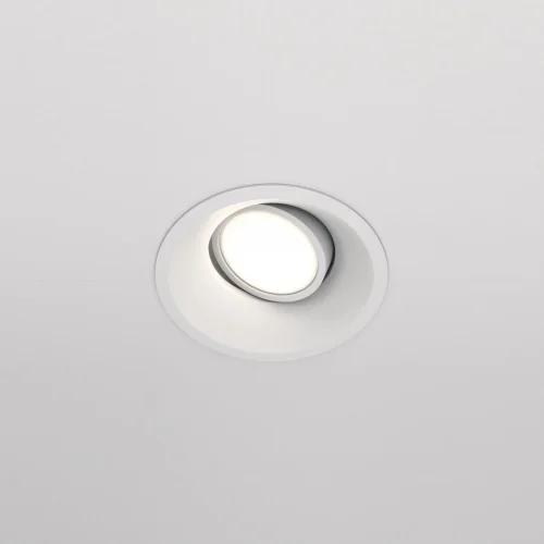 Светильник точечный Dot DL028-2-01W Maytoni белый 1 лампа, основание белое в стиле современный  фото 5